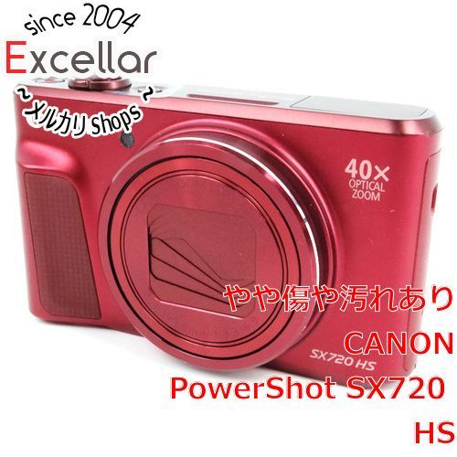 bn:5] Canon製 PowerShot SX720 HS レッド 2030万画素 本体のみ - メルカリ