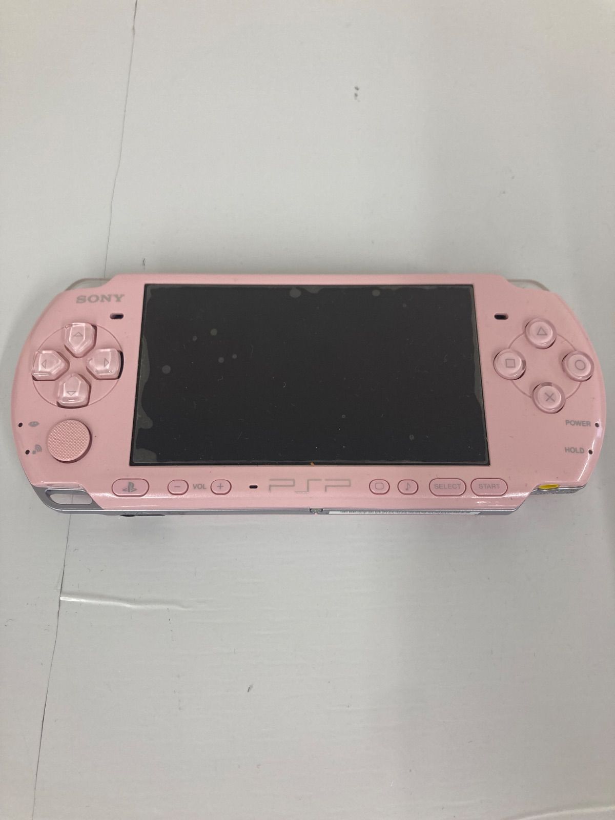 通電未確認】PSP PSP-3000 本体 ピンク ゲームソフト付き