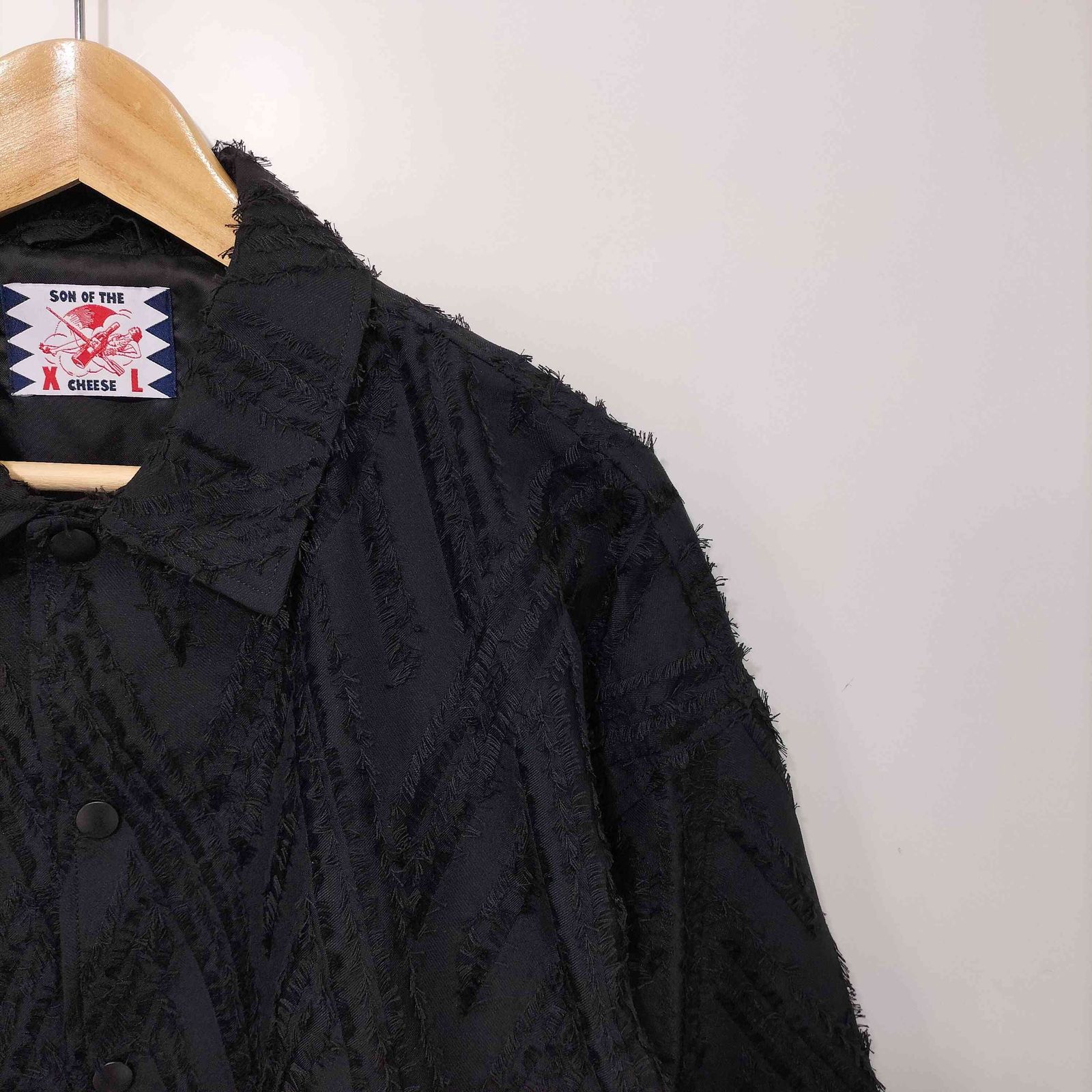 サノバチーズ SON OF THE CHEESE Cross Coach JKT ( BLACK 