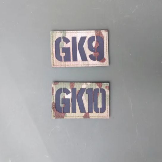 【米軍放出品】コールサインGK9／GK10パッチ２枚セット