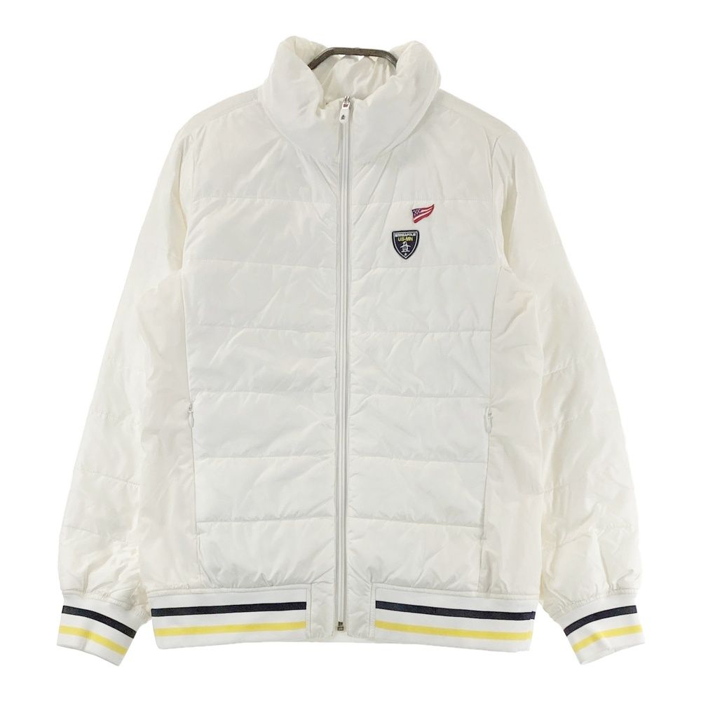 サイズ M MUNSING WEAR マンシングウェア 中綿ジャケット ホワイト系 240101505932 ゴルフウェア レディース ストスト
