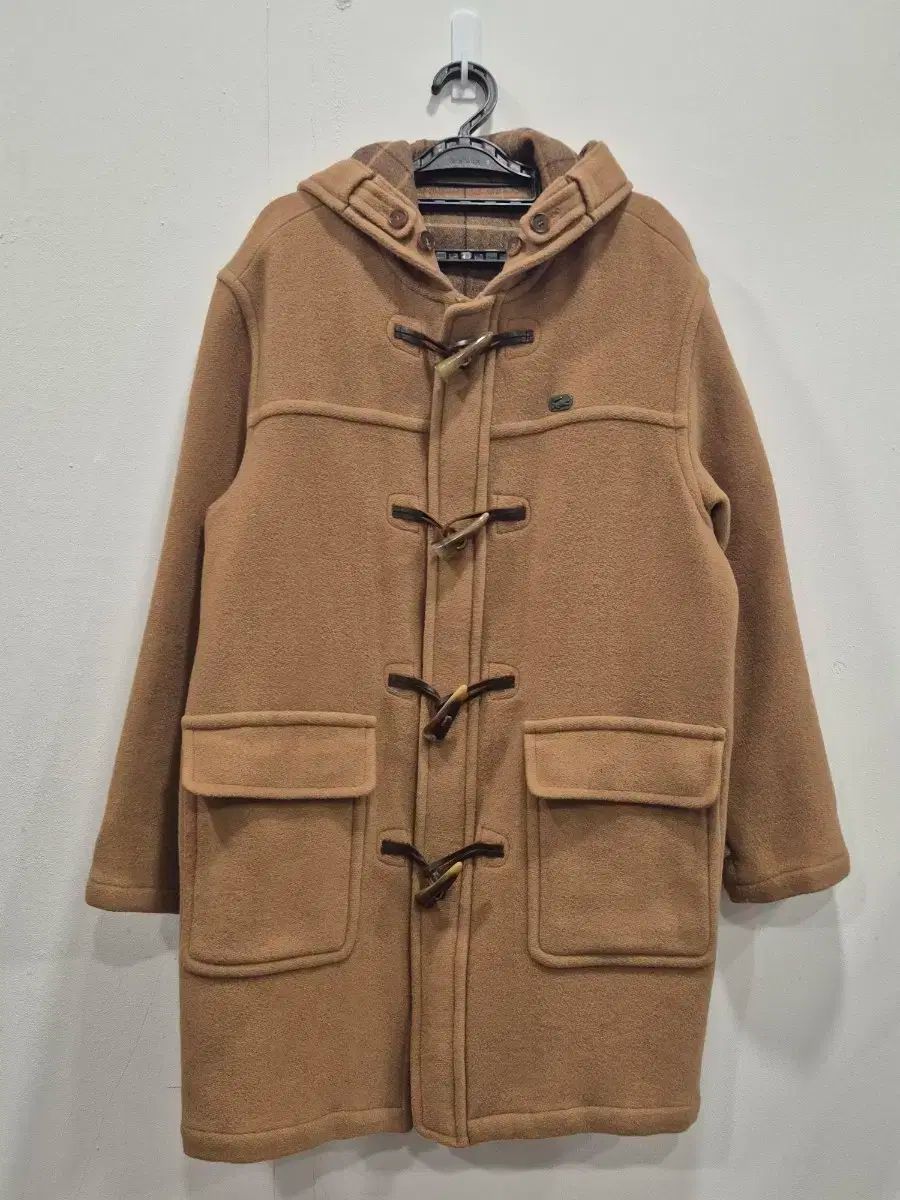 ラコステ WHO フード ダッフル コート ブラウン トグルボタン コート 100サイズ