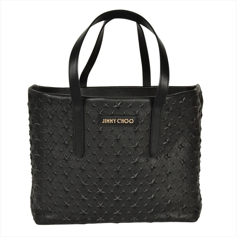 ジミーチュウ JIMMY CHOO スター エンボス トートバッグ レザー