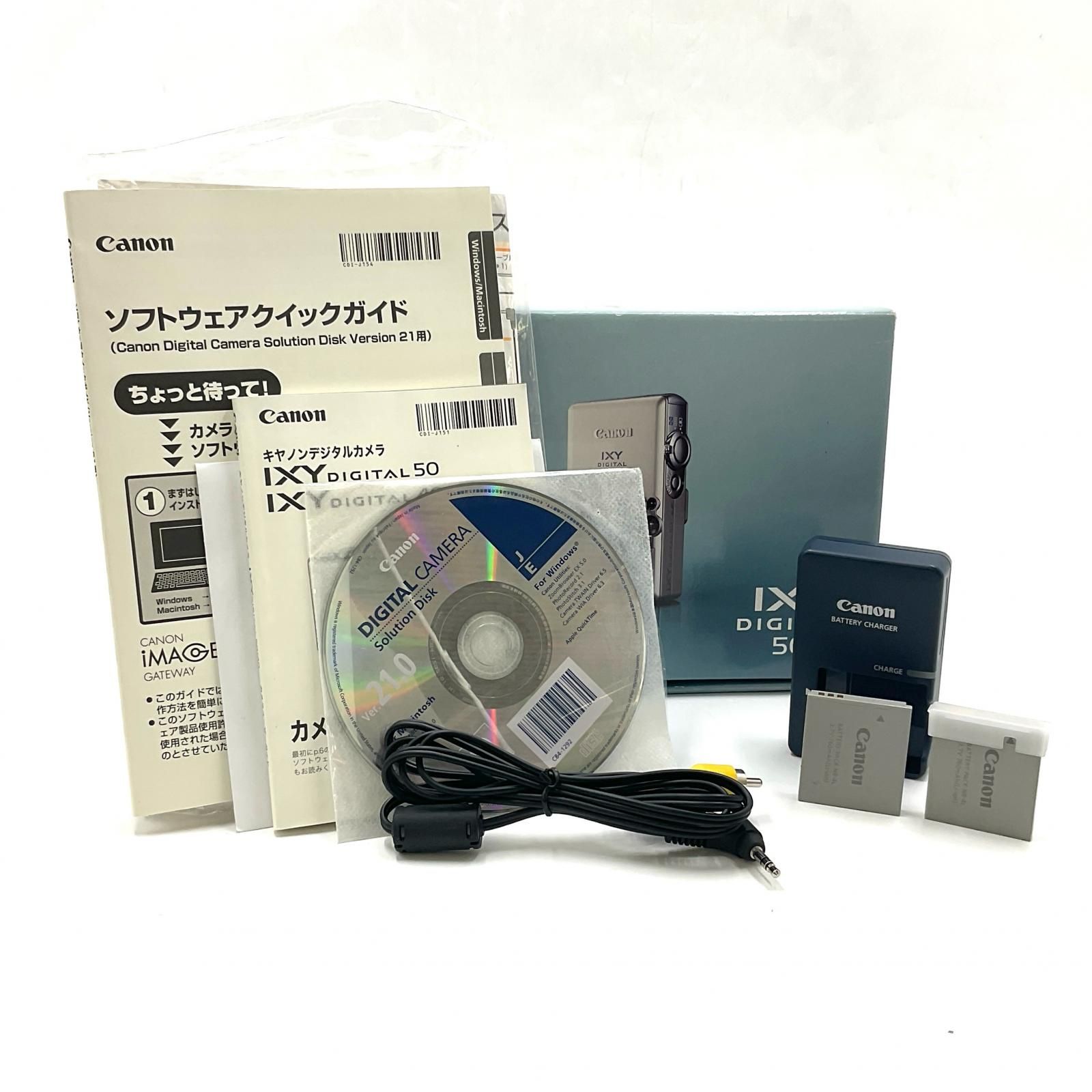 Canon コンパクトデジタルカメラ IXY DIGITAL 50 [シルバー] 動作確認 