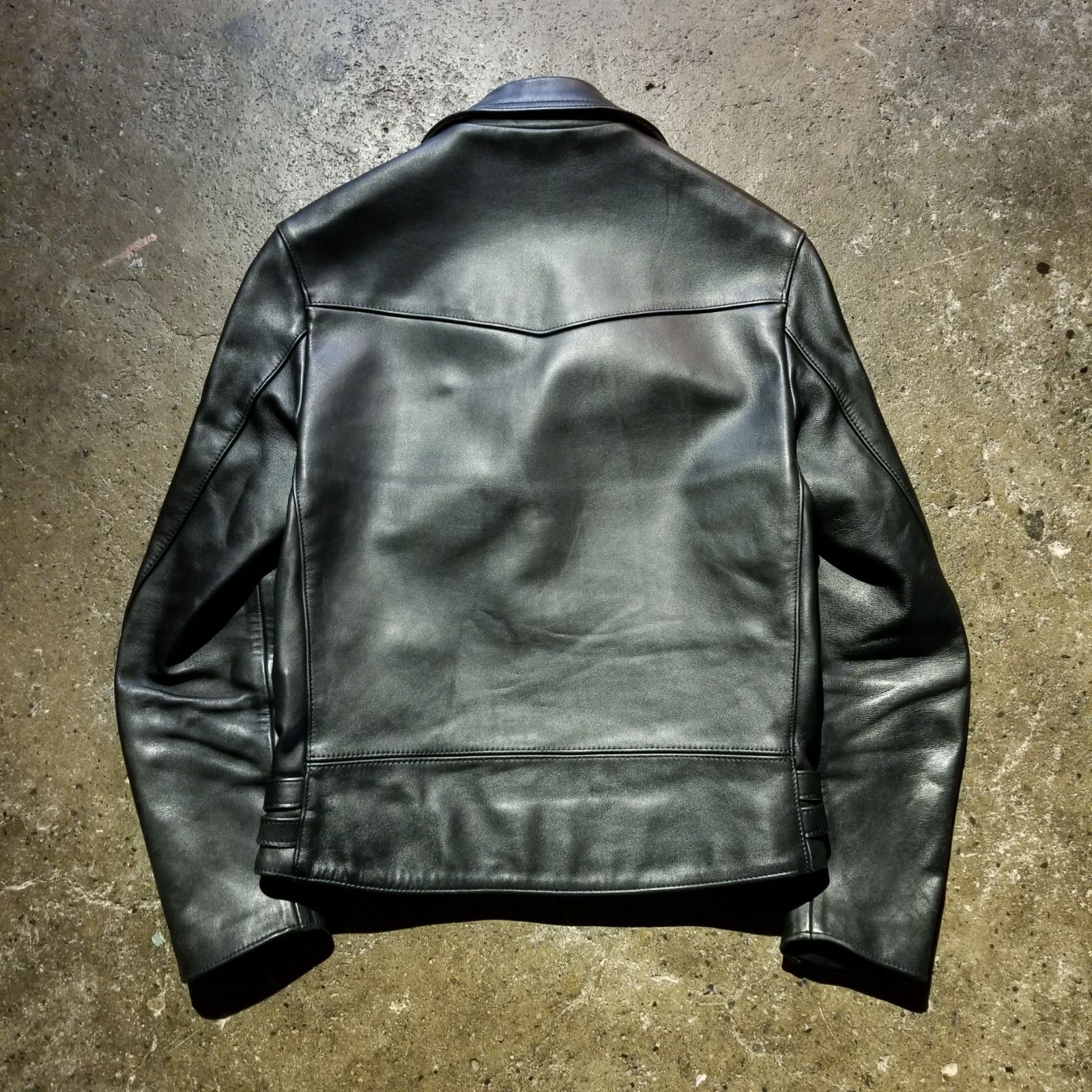 666 LJM-1TF タイトフィット サイドベルト ライダースジャケット 36