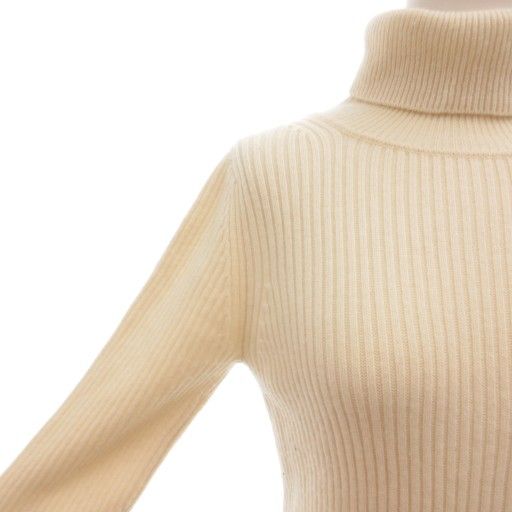 キャバン CABaN 23AW ウールコットンカシミヤリブタートルニットプル  