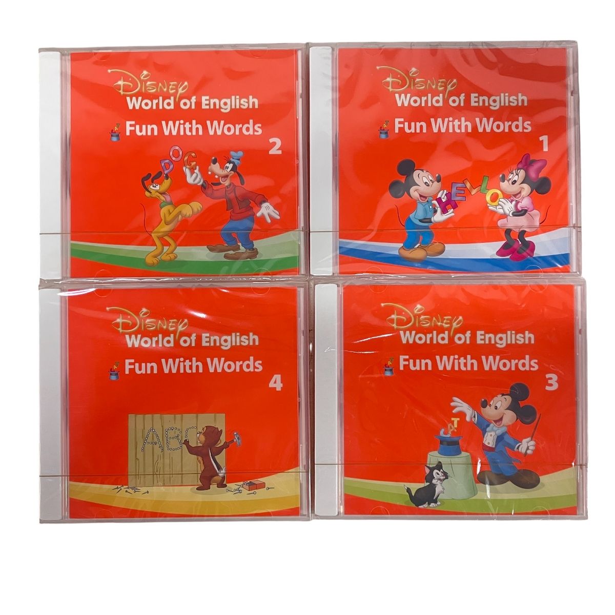 美品&新品【DWEディズニー英語】Fun and Adventureステッカー付