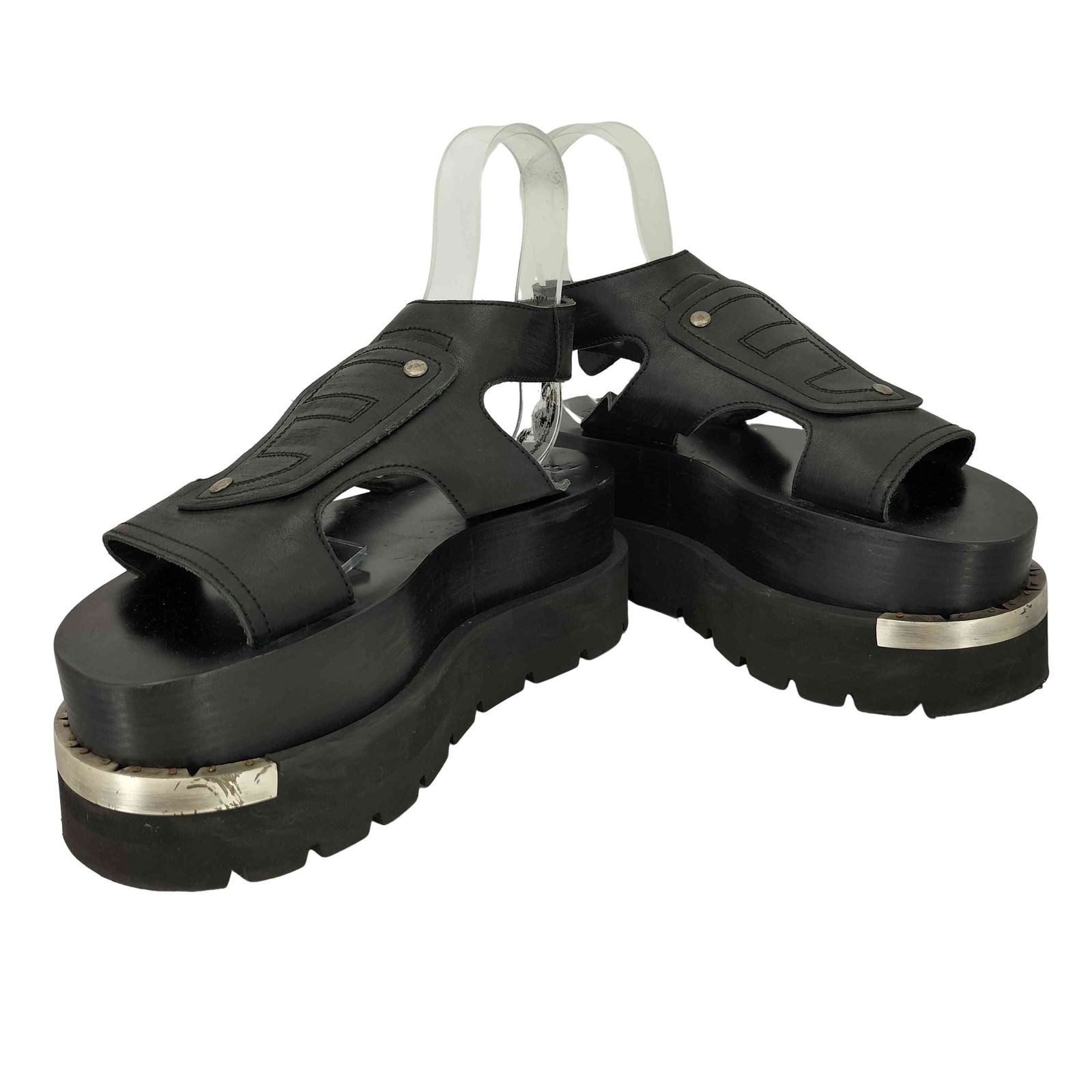 エムエムシックスメゾンマルジェラ MM6 Maison Margiela 厚底 プラットフォーム サンダル レディース 39