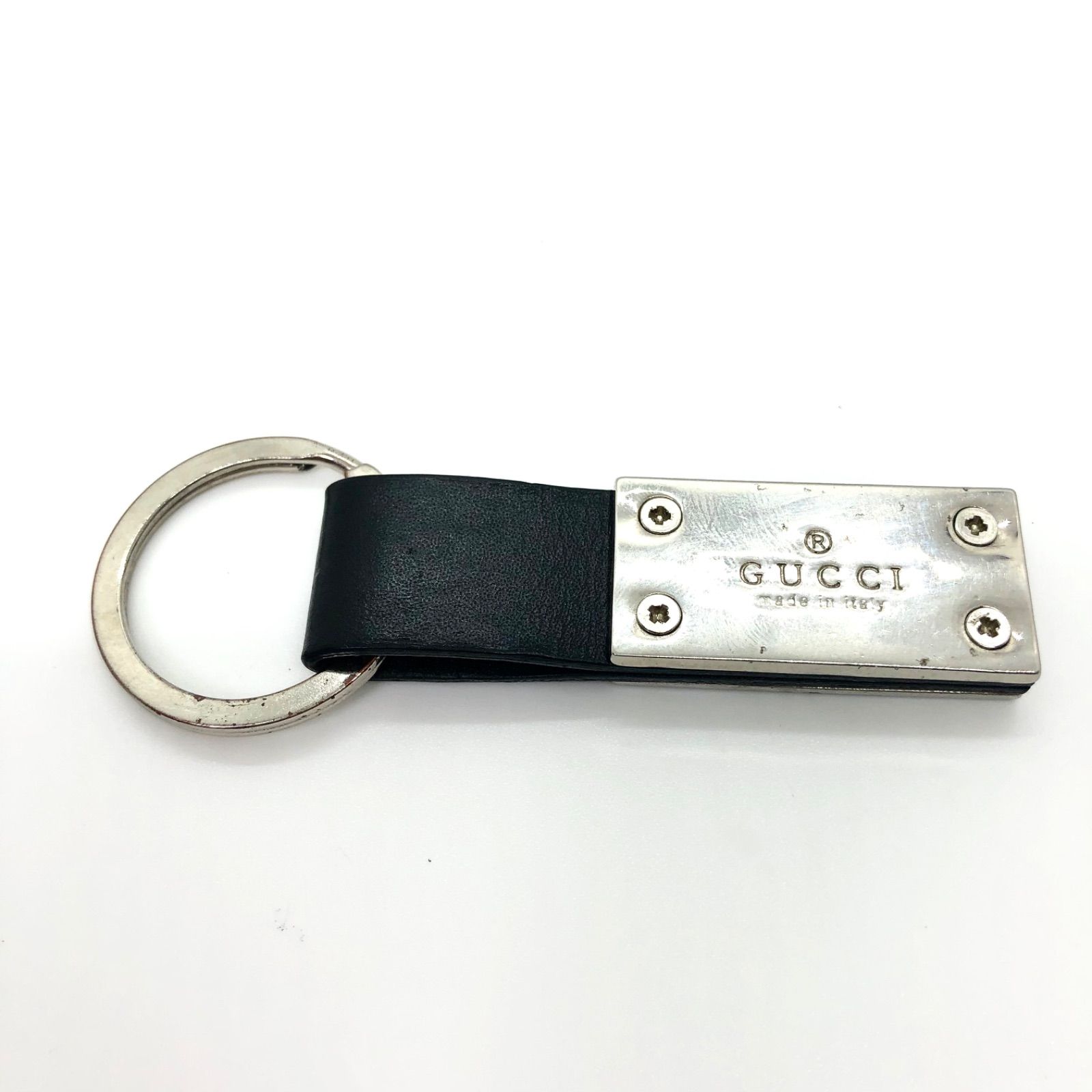 GUCCI グッチ ロゴ金具 キーホルダー キーリング チャーム