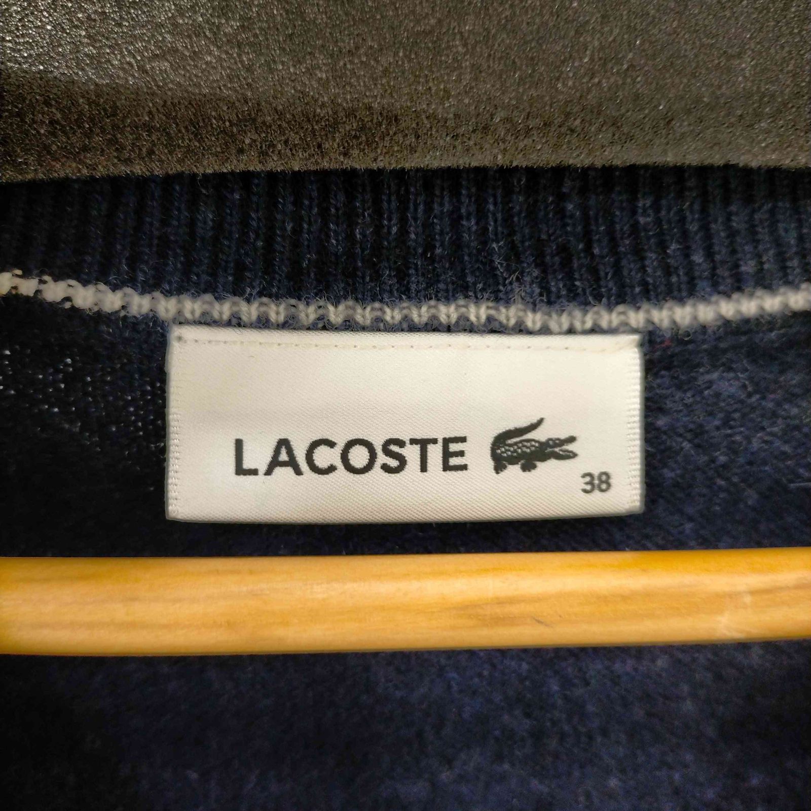 ラコステ LACOSTE ボーイフレンドVネックカーディガン レディース  38