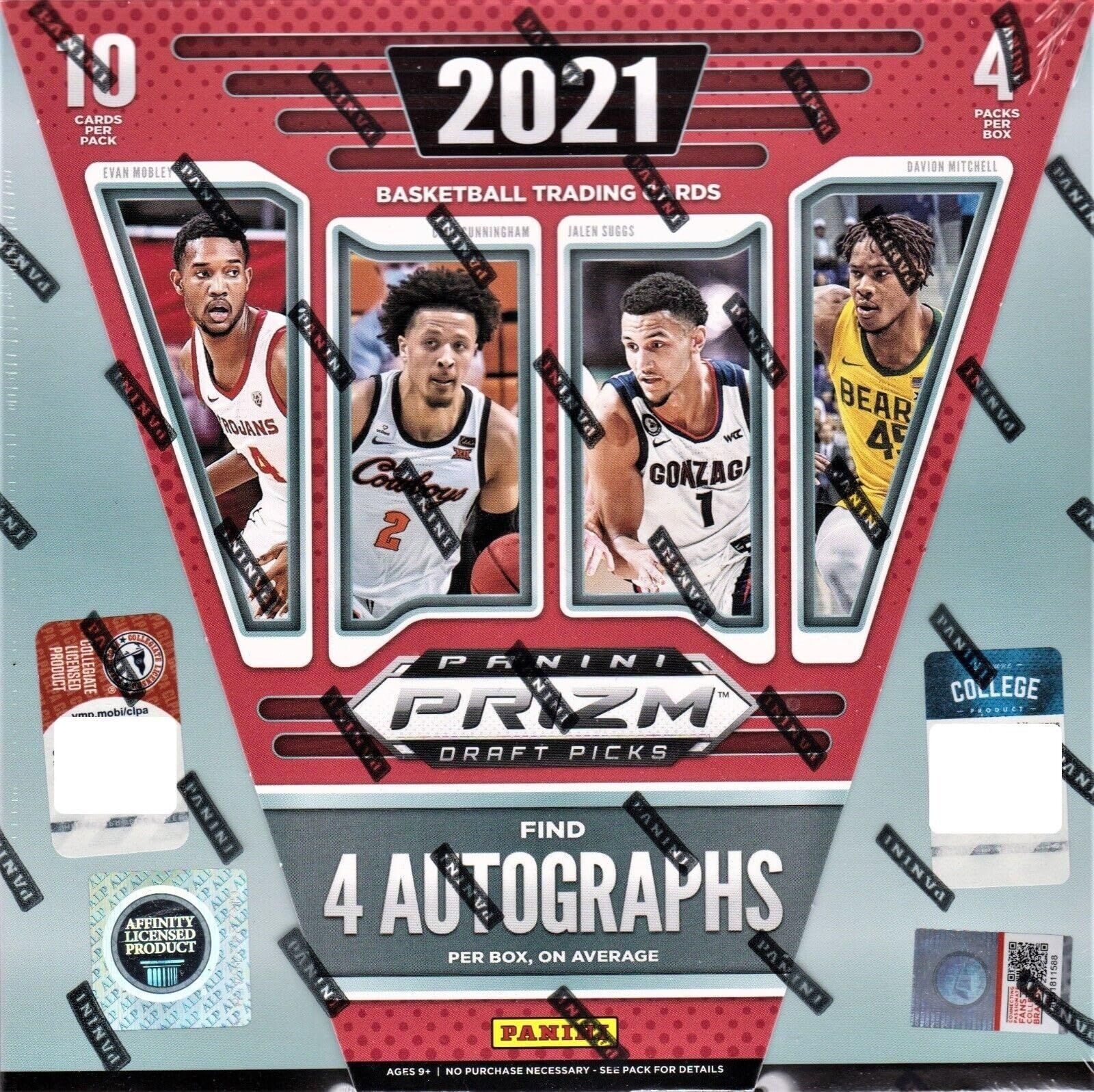 NBA 2021 Panini Prizm Draft Picks Collegiate Basketball Card Hobby Box パニーニ プリズム ドラフト ピックス カリージャト バスケットボール カード ホビーボックス 並行輸入品