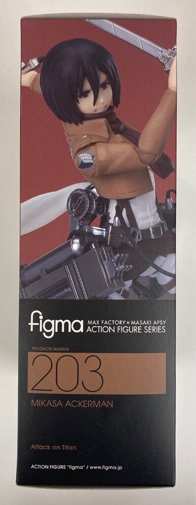 MAXFACTORY figma 進撃の巨人 ミカサ・アッカーマン 203 - メルカリ