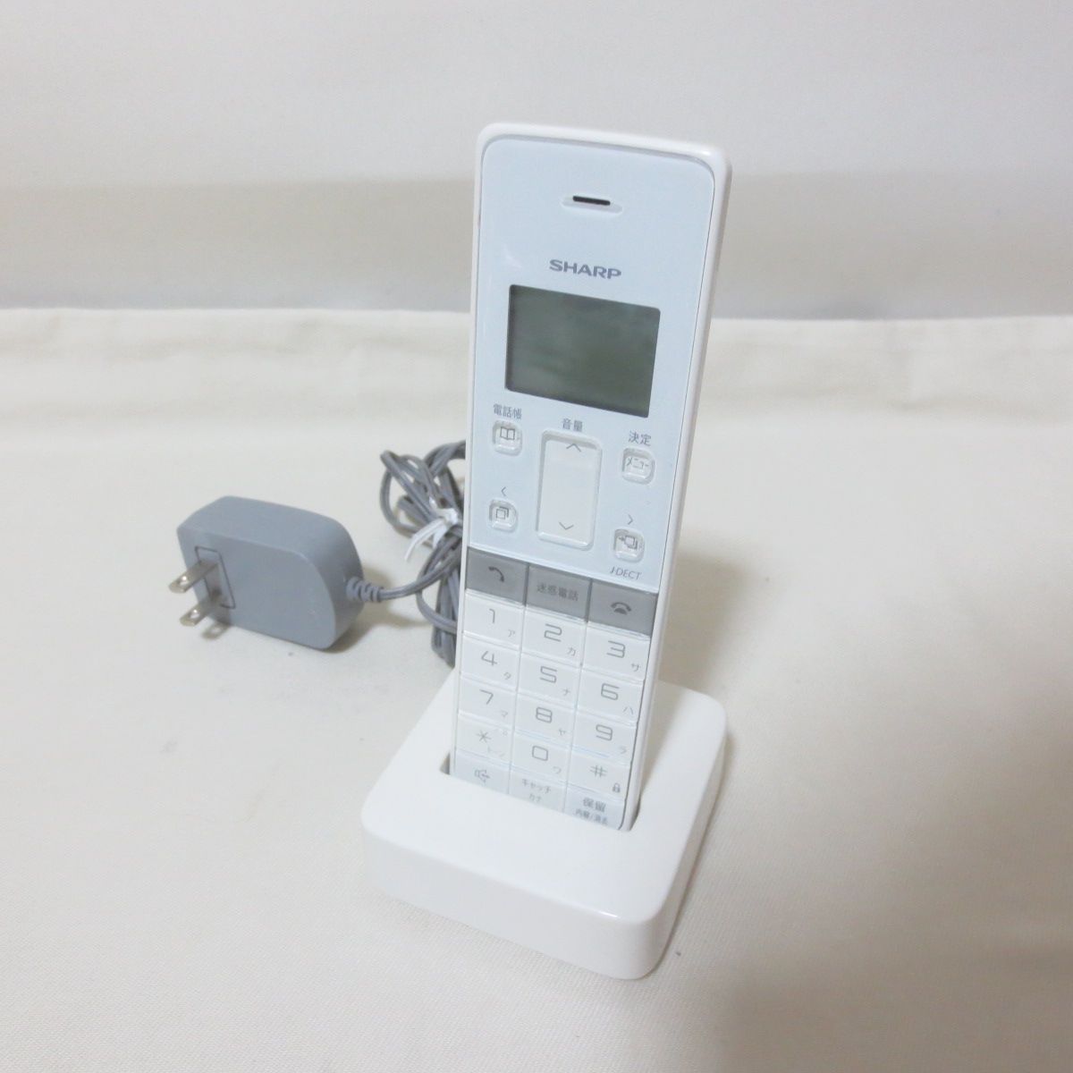 SHARP JD-ATM1C デジタルコードレス電話機 211028-a.jpg