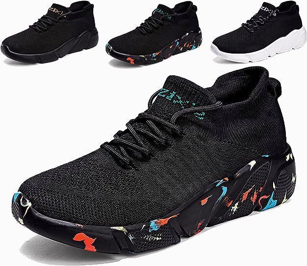 シューズ メンズ スニーカー レディース スポーツシューズ ランニングシューズ 運動靴 黒 スリッポン ウォーキングシューズ トレーニング