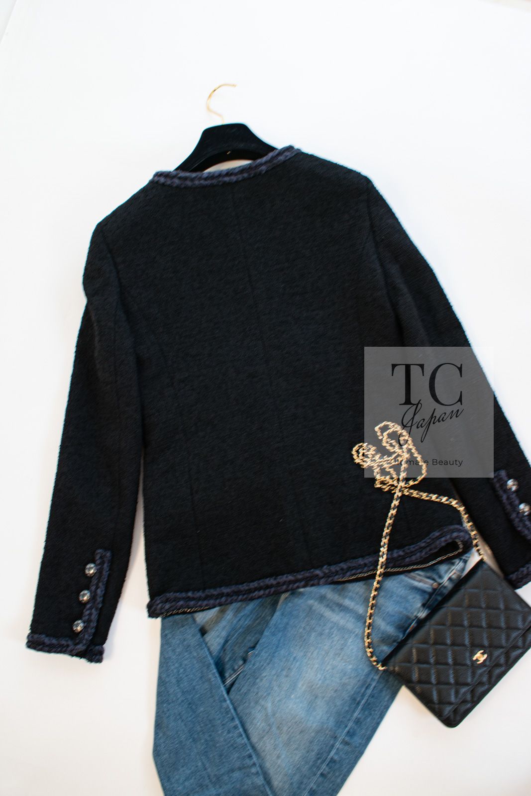 CHANEL 100万円 レザージャケット シャネル ブラック CHANEL(シャネル) レザージャケット・コート(レディース) - 海外