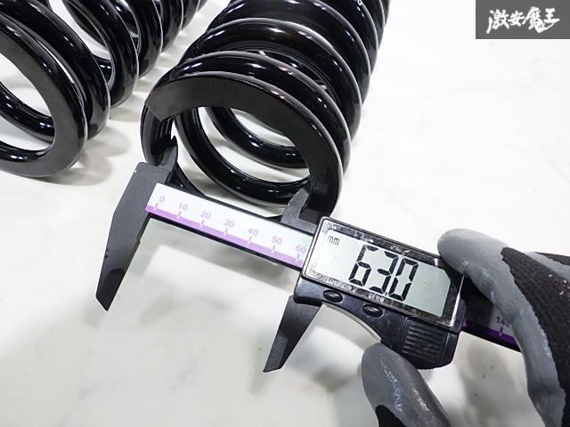 ♥品| Z.S.S. ZSS Regel リゲル 車高調用 直巻き スプリング 2本 バネ コイル 自由長180mm ID63mm DECORATOM_COM_BR