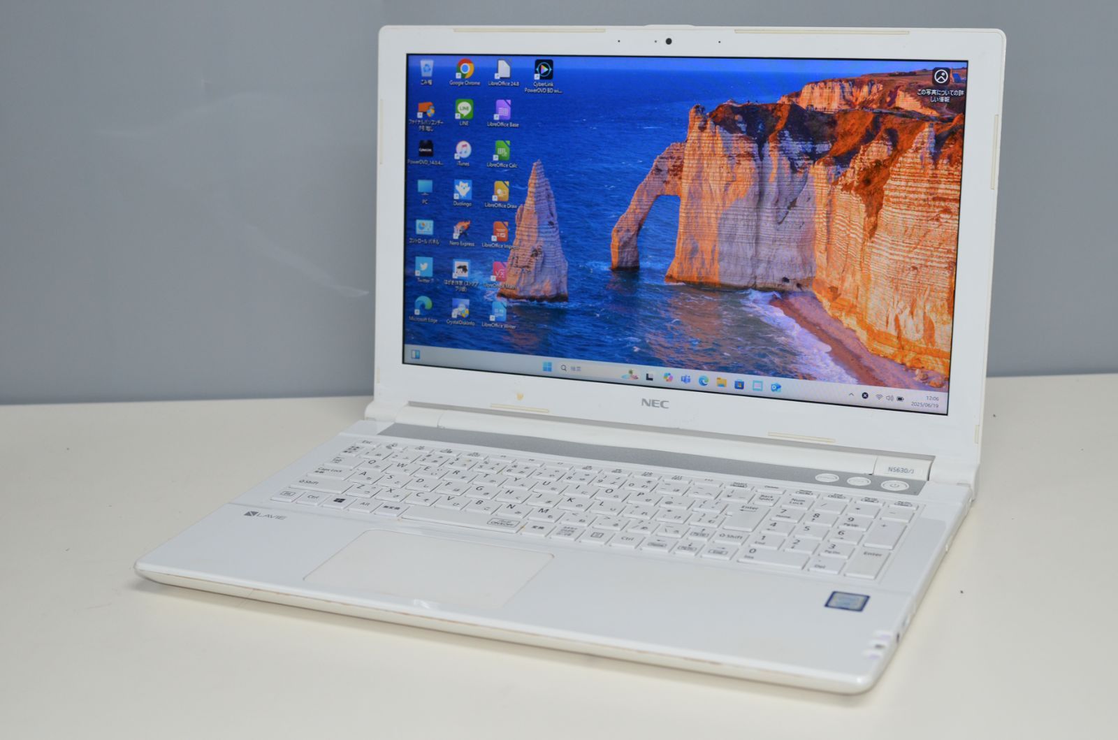 中古良品ノートパソコン NEC NS630/J Windows11+office 新品爆速