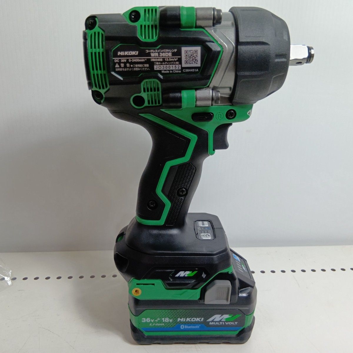 HiKOKI ハイコーキ インパクトレンチ WR36DE 2XPSZ グリーン ♥品 S 充電器 充電池2個 ケース付 コードレス式 36v J0300152 USTAUSTRALIA_COM_AU
