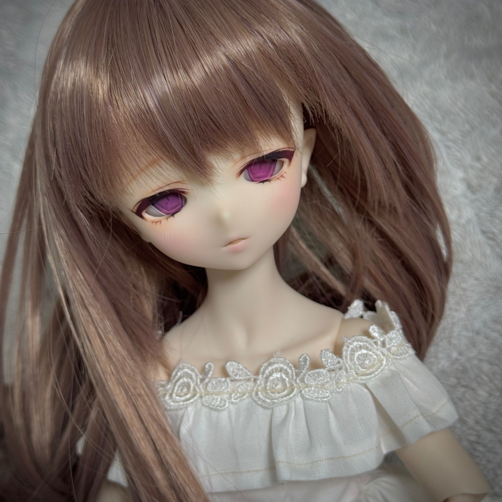 imomodoll Maru ヘッド　カボションアイ　カスタム imomodoll 1/6 maru カスタムヘッド ＋ アイ、ウィッグ - メルカリ