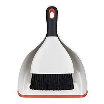 【中古】OXO ほうき ちりとり ダストパン & ブラシ セット オレンジ i8my1cf