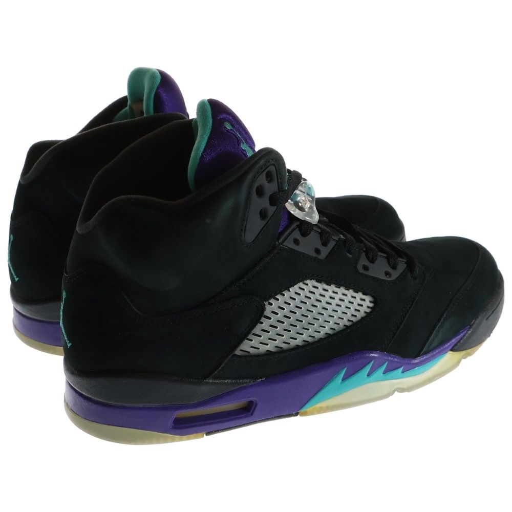 GRAPE ブラック 靴 NIKE (ナイキ) AIR JORDAN 5 RETRO BLACK GRAPE エアジョーダン