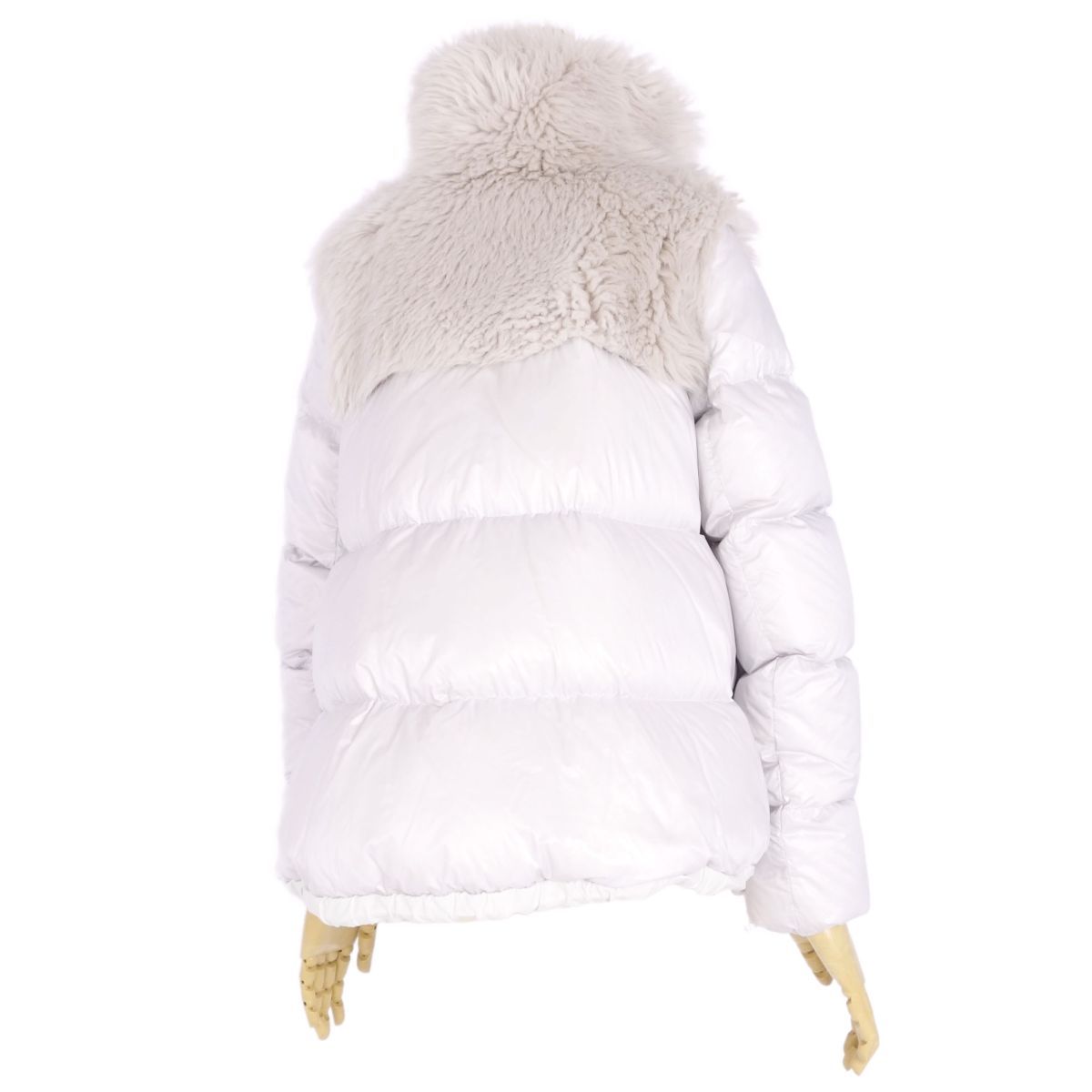 美品】sacai フェイクファーブルゾンレディース