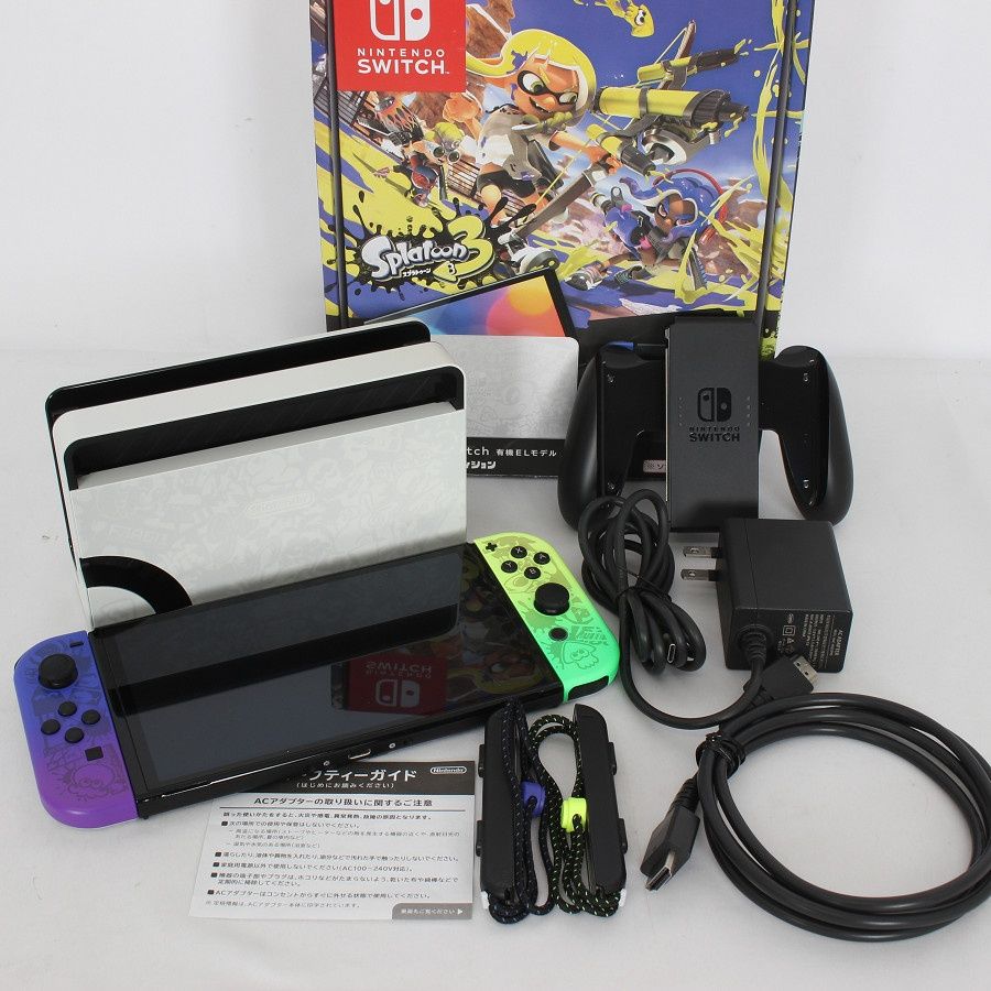 美品】Nintendo Switch スプラトゥーン3エディション 有機EL
