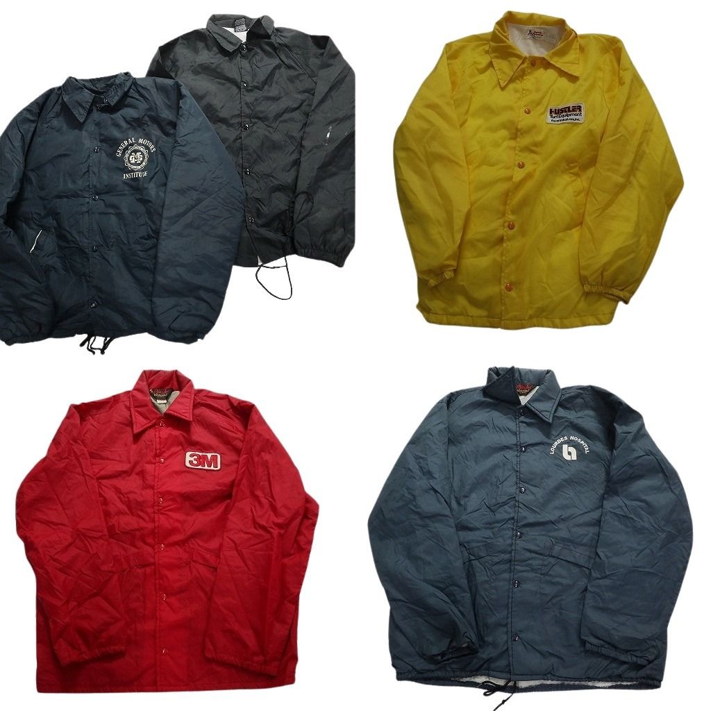 【美品】コーチ　ナイロンジャケット 古着卸 まとめ売り USA製ナイロンコーチ ジャケット 5枚セット