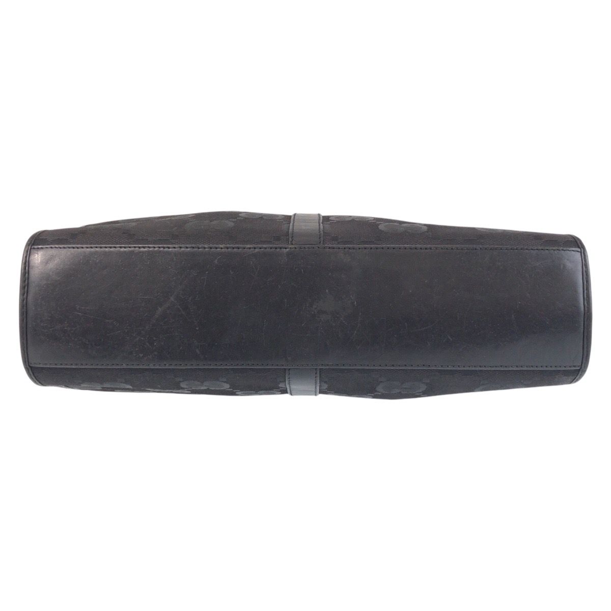 美品 GUCCI グッチ ジャッキー GGジャンボ ブラック 黒 GGキャンバス  