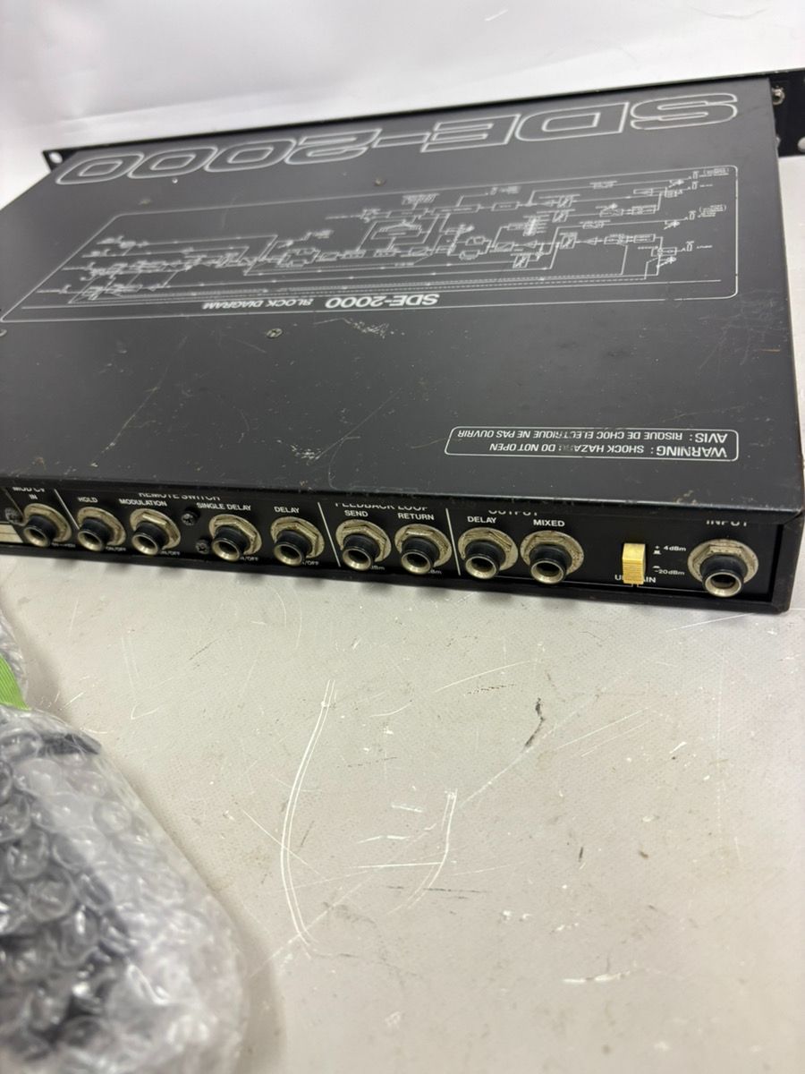 動作品】Roland SDE-2000 デジタルディレイ ラックエフェクター