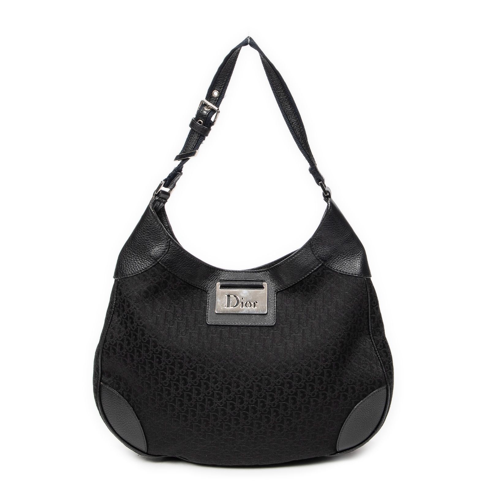 DIOR ディオール ストリートシック ホーボー 黒 トロッター柄
