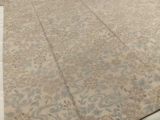 平和屋着物○上質な紬 草花文 正絹 逸品 AAAU8324zg - メルカリ 