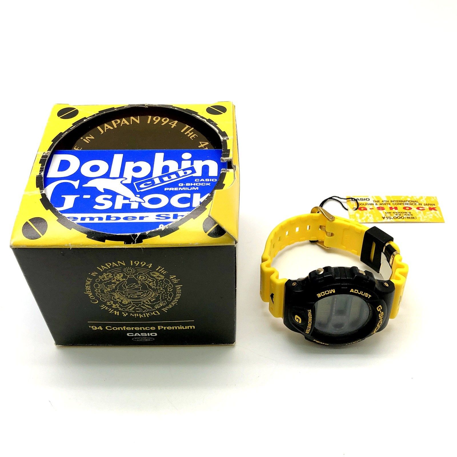 G-SHOCK DW-6100DW-9 第4回イルカクジラ 1994年 未使用 G-SHOCK ジーショック DW-6100DW-9 初代イルクジ 第4回 国際イルカ