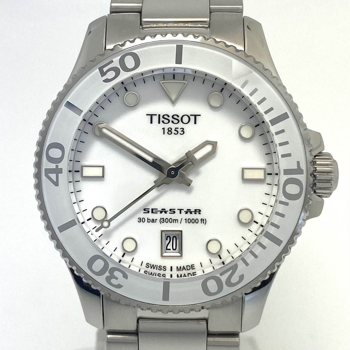 TISSOT SEASTAR クォーツ　メンズ腕時計　美品 TISSOT ティソ 腕時計 メンズ レディース シースター 1000