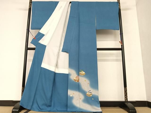 平和屋着物○京友禅の第一人者 松井青々 色留袖 ぽっくり下駄 暈し染め