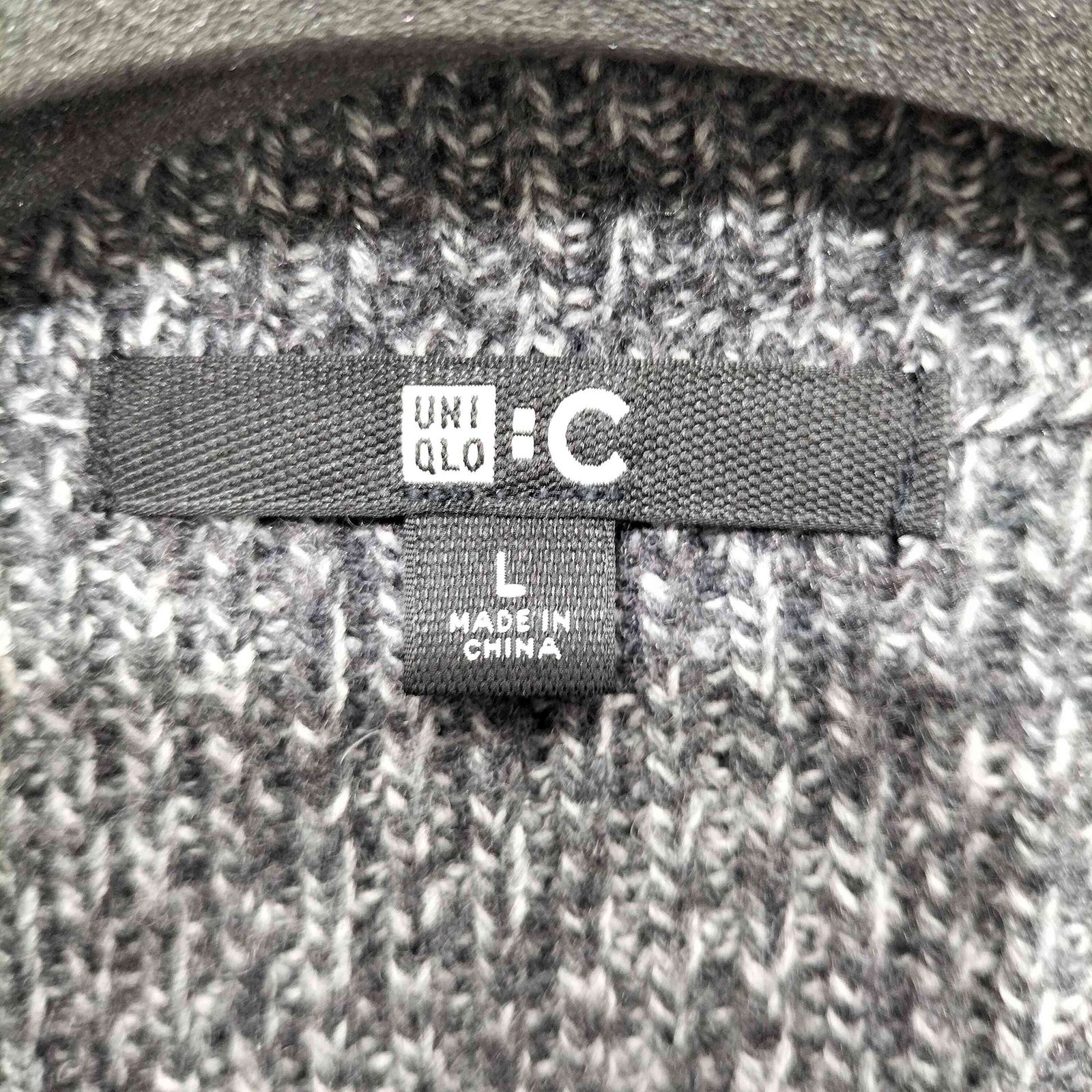 ユニクロシー UNIQLO：C 24AW ミックスヤーンポロセーター