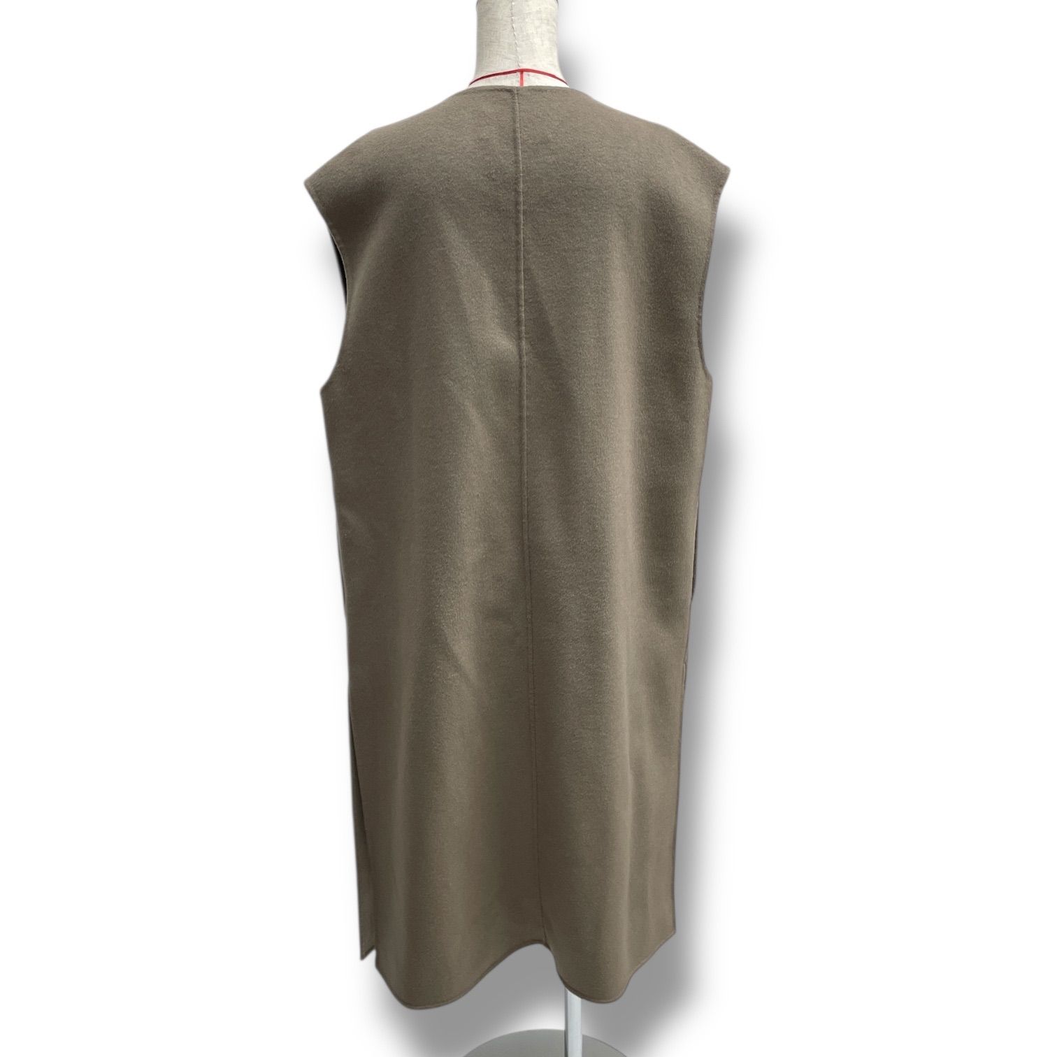 Na.e Handmade Wool Gilet_taupe