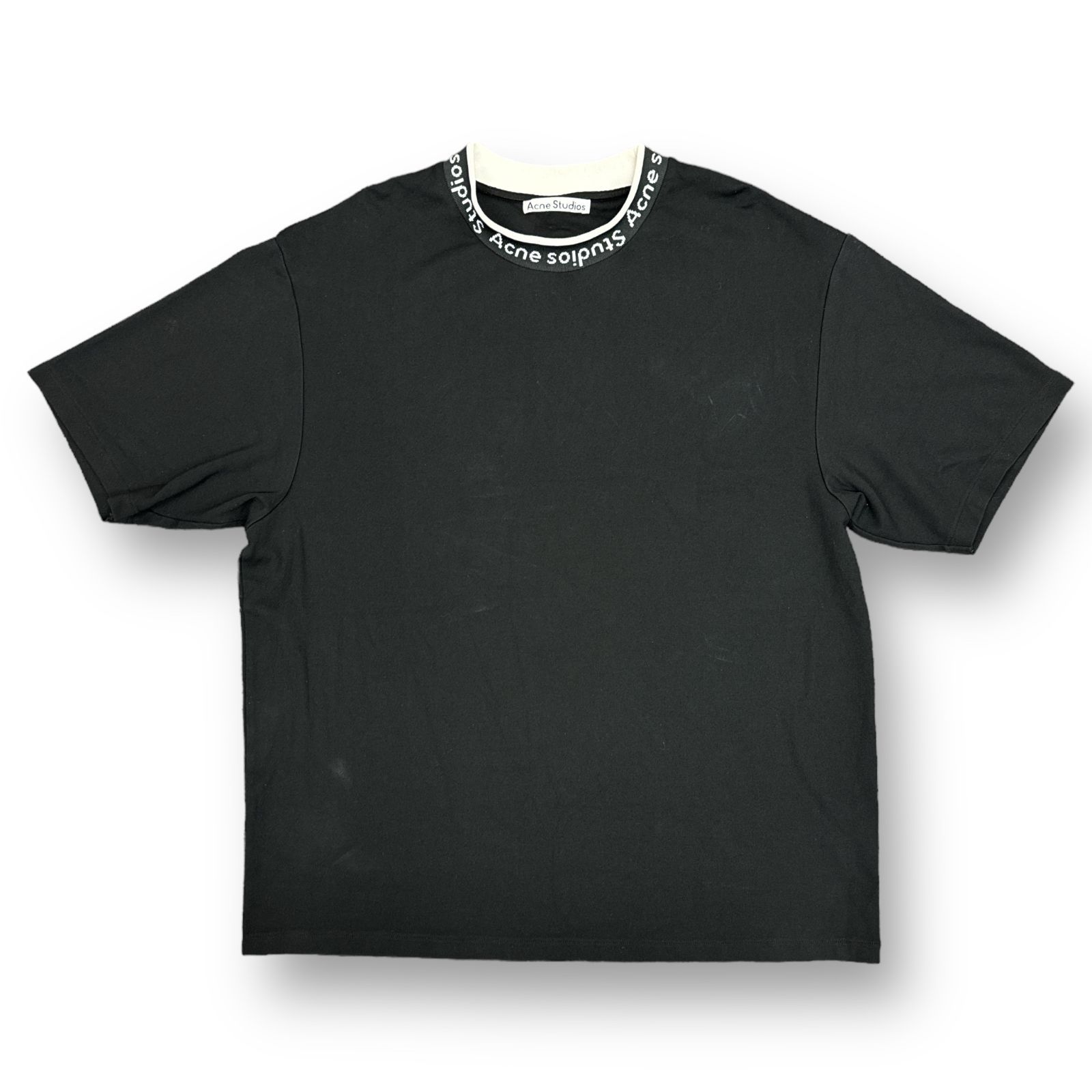 Acne Studios EXTORR LOGO RIB T-SHIRTS ロゴ クルーネック T Acne Studios EXTORR LOGO RIB T-SHIRTS ロゴ クルーネック T
