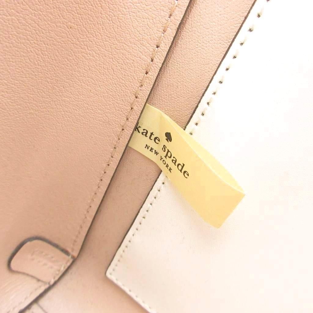 kate spade ホワイトレザー ハンドバッグ 革 白 入学式 春 ケイトスペード KATE SPADE ハンドバッグ ショルダー 2WAY