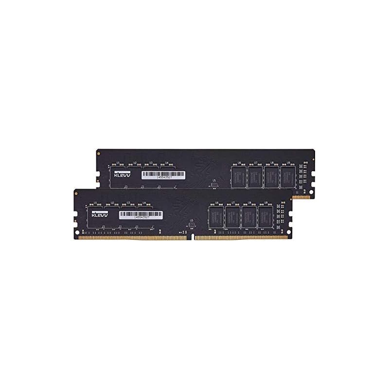 ESSENCORE KLEVV デスクトップPC用 メモリ DDR4 3200Mhz PC4-25600 16GB x 2枚 32GB キット 288pin SK hynix製 メモリチップ採用 KD4AGUA8D-32N220D