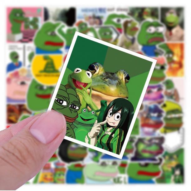 カエルのぺぺ ステッカー 50枚セット シール カエル マペッツ
