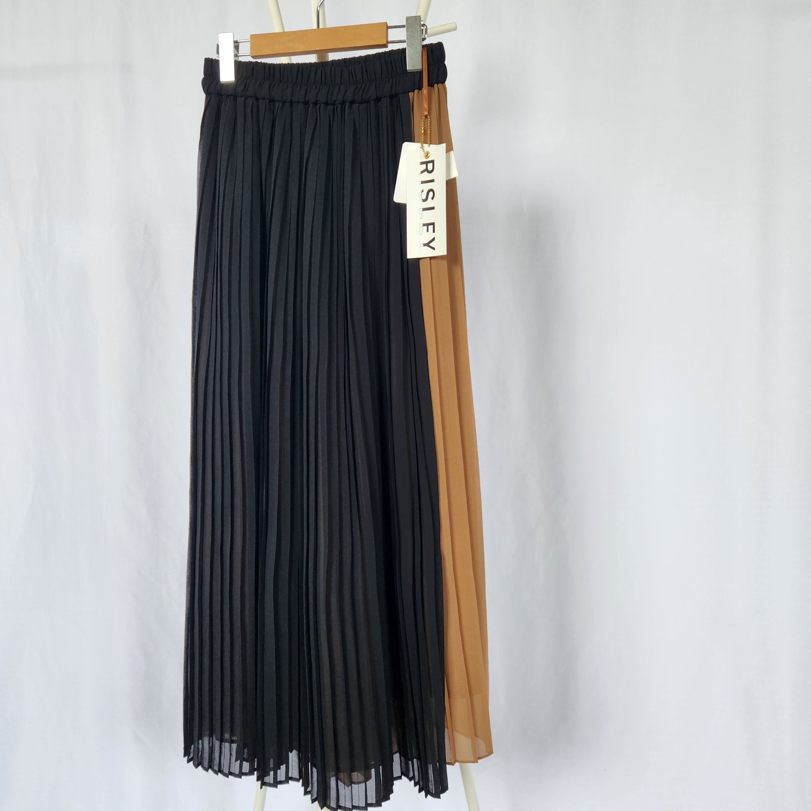 リズレー RISLEY コンビネーションスカート ベージュ ロングスカート