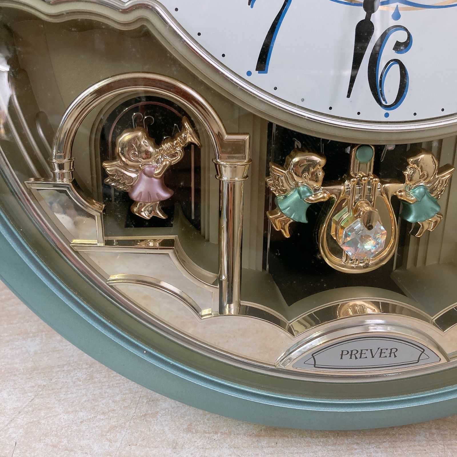 通電確認済 シチズン メロディ時計 PREVER 電波時計 4MN419-0 CITIZEN