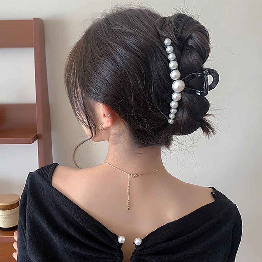 ヘアクリップ 大きめ 2個SET ヘアアクセサリー レディース 可愛い