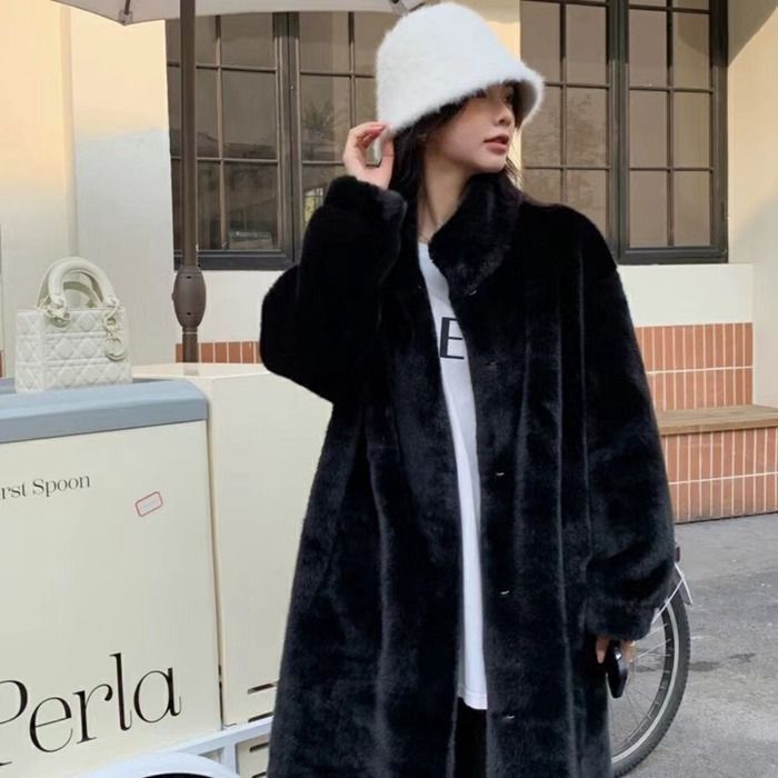 ロングコート レディース 冬 ファーコート ボア コート スタンド ロングコート レディース 冬 ファーコート ボア コート スタンド