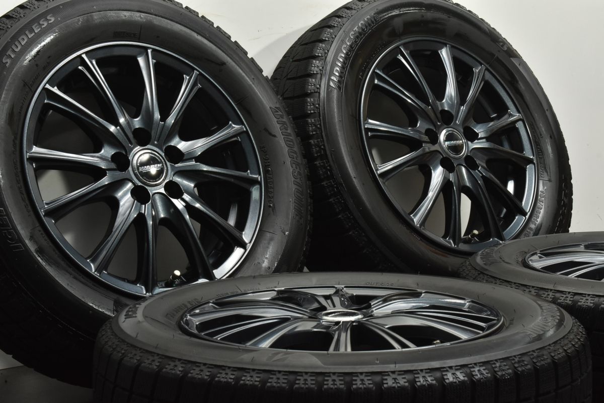 50 プリウス サイズ ヴァーレン 15in 6J 48 PCD100 ブリヂストン アイスパートナー 2 195 65R15 カローラツーリング インプレッサ