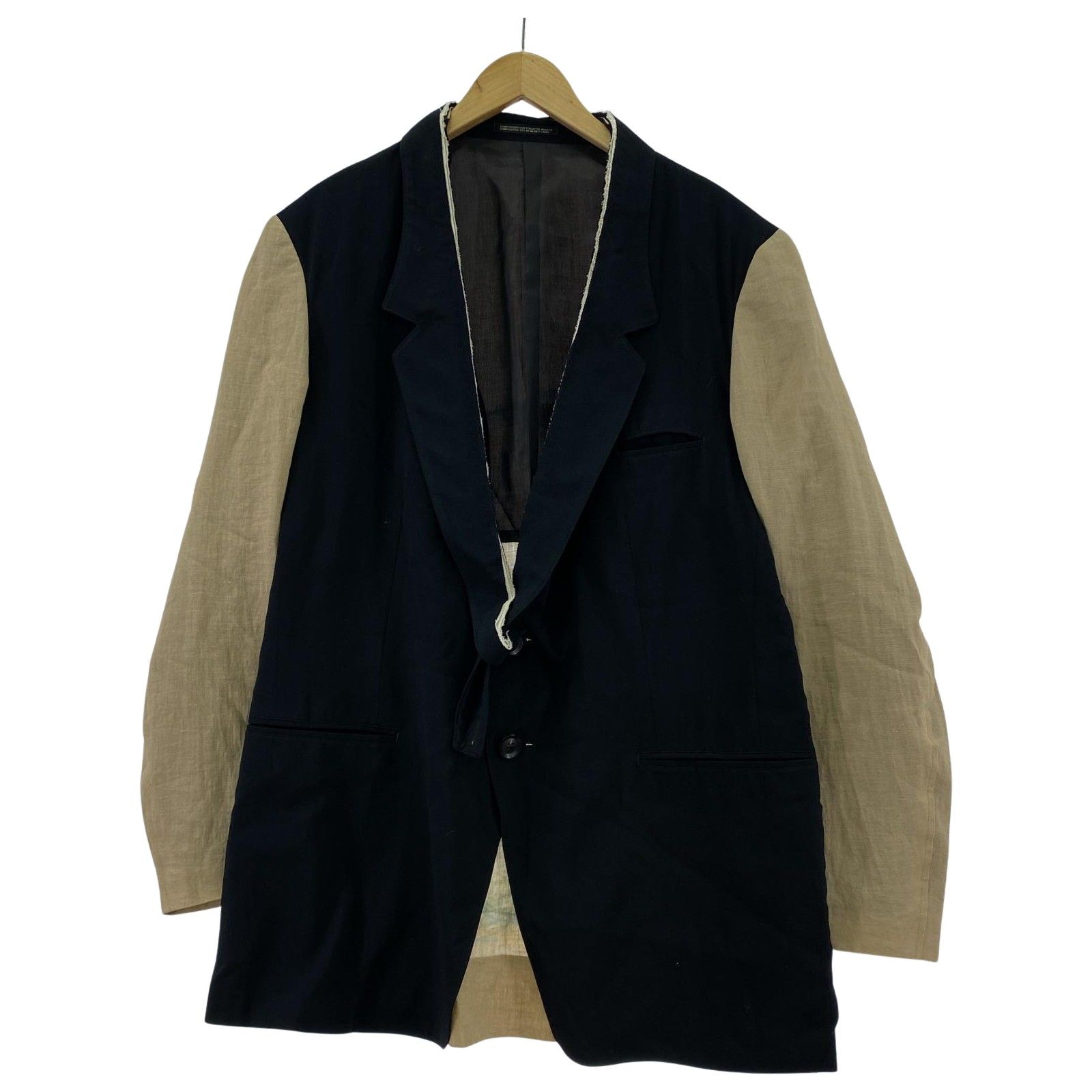 Yohji Yamamoto ジャケット POUR HOMME 19SS 朝倉優佳 デタッチャブル デッサンジャケット