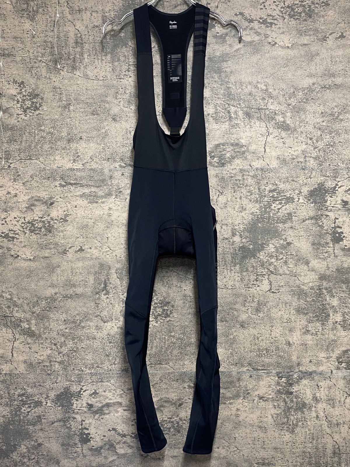 (値下げ)Rapha ブラック ビブタイツ(セット販売可) RAPHA ラファ メンズ カーゴウィンタータイツウィズパッド ビブタイツ
