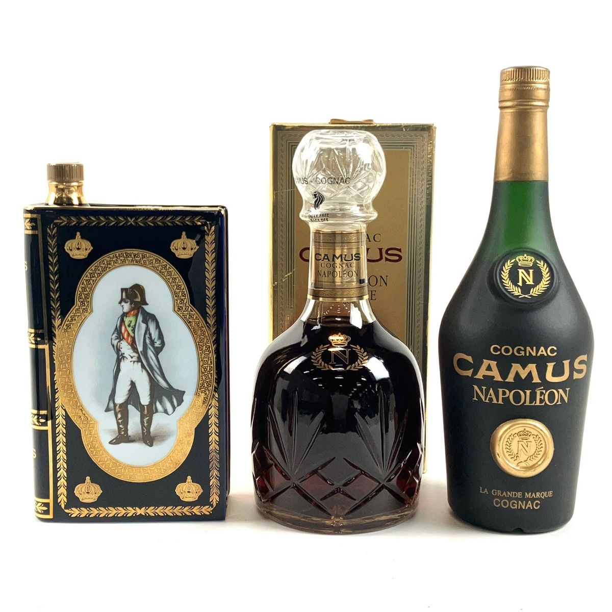 カミュ ナポレオン ブック/デラックス/グランマルキ 3本 - メルカリ