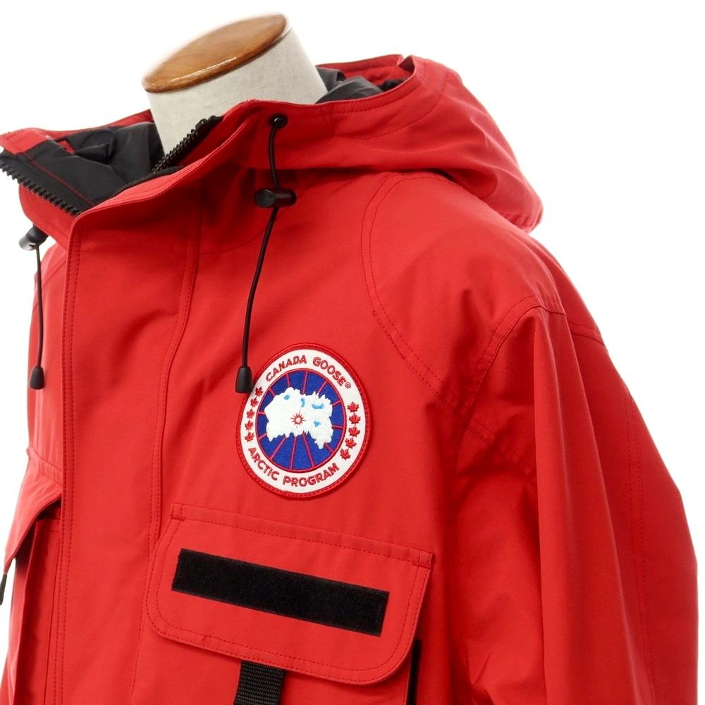 中古】ジュンヤワタナベ マン JUNYA WATANABE MAN 2018年秋冬 × CANADA GOOSE マウンテンパーカー レッド【サイズM】【メンズ】  - メルカリ